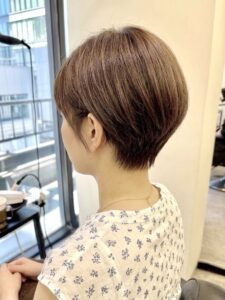 ぺたんこ髪が気になる方へ｜銀座の丸みショート