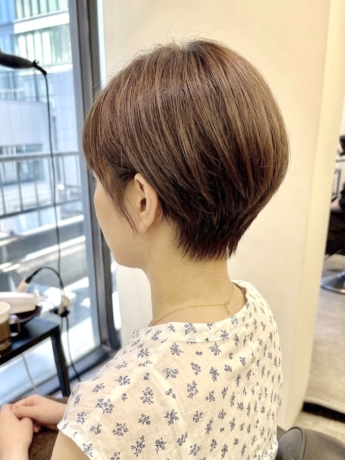 ぺたんこ髪が気になる方へ｜銀座の丸みショート