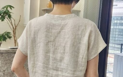 首元をすっきり見せたい方へ｜銀座の艶ショート